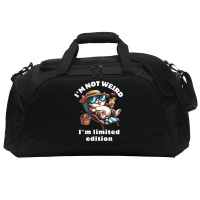 I'm Not Weird I'm Limited Edition Active Duffel | Artistshot