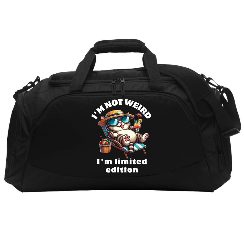 I'm Not Weird I'm Limited Edition Active Duffel | Artistshot