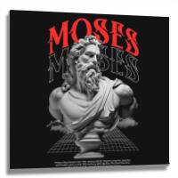 Moses Metal Print Square | Artistshot