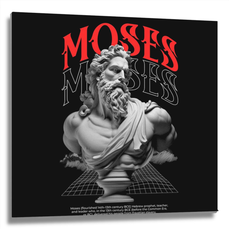 Moses Metal Print Square | Artistshot