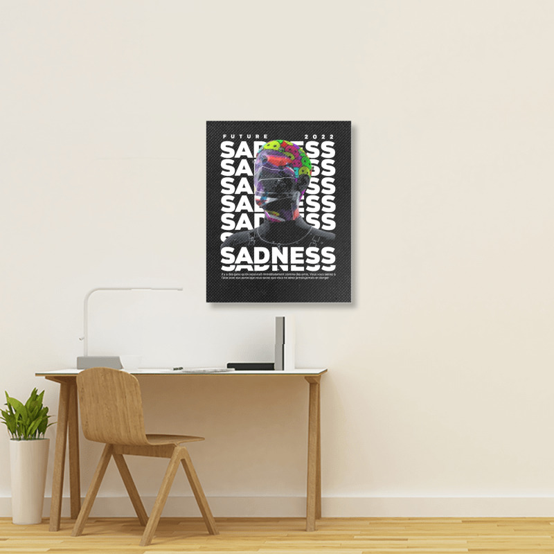 Sadness Portrait Canvas Print | Artistshot