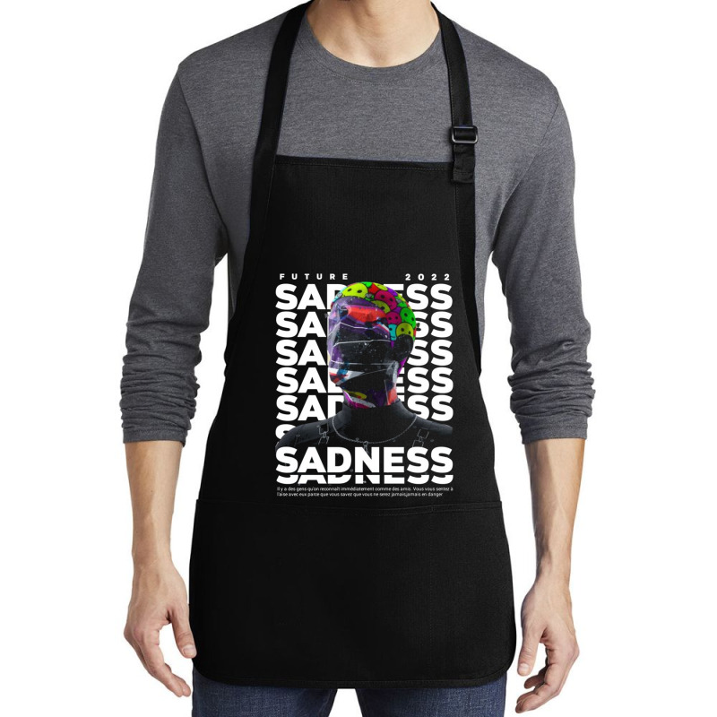 Sadness Medium-length Apron | Artistshot