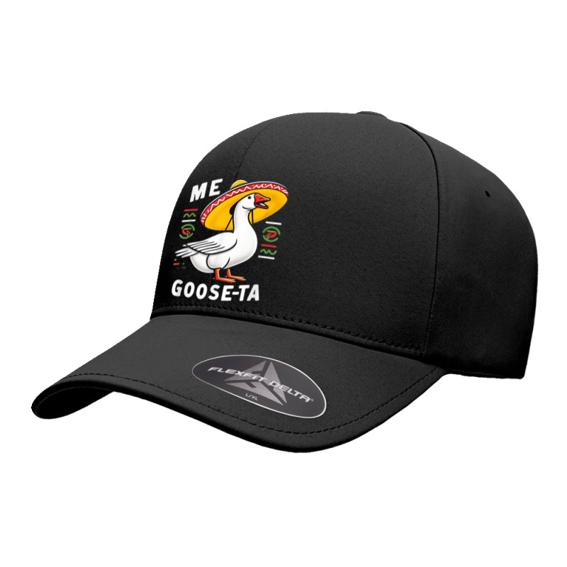 Me Goose Ta Funny Sombrero Mexican Goose Seamless Cap by Teresa Simmons | Artistshot