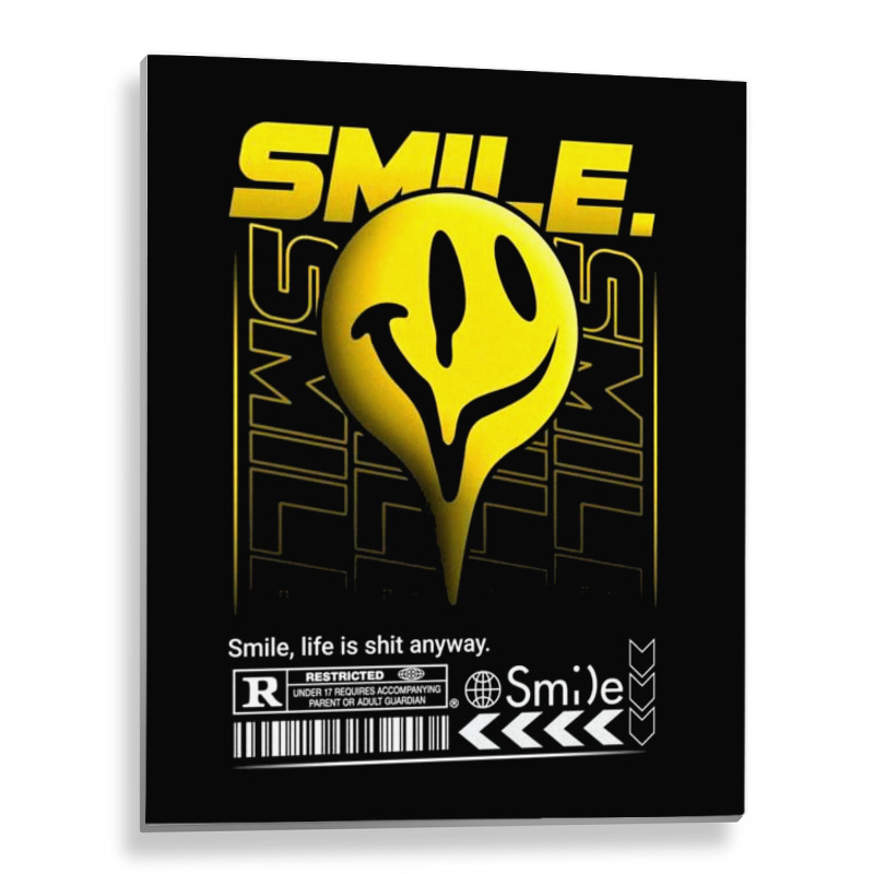 Smile Metal Print Vertical | Artistshot