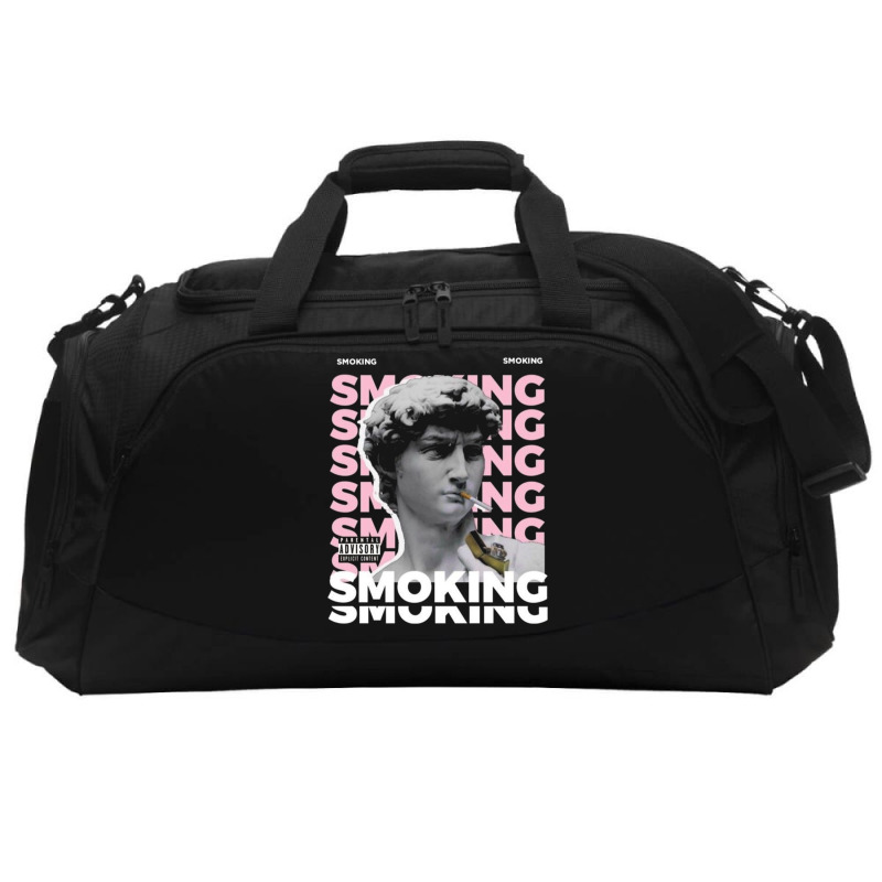 Smoking Active Duffel | Artistshot