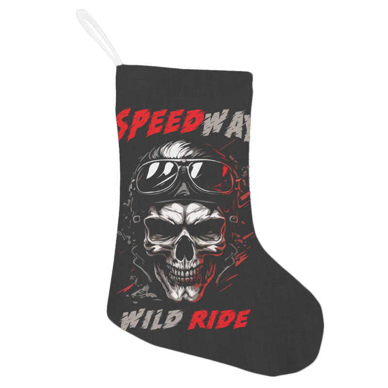 Speed Way Wild Ride Holiday Stocking | Artistshot