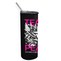 Teach Peace Skinny Tumbler | Artistshot