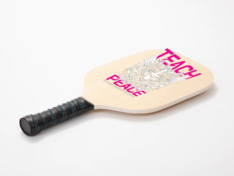 Teach Peace Pickleball Paddle | Artistshot