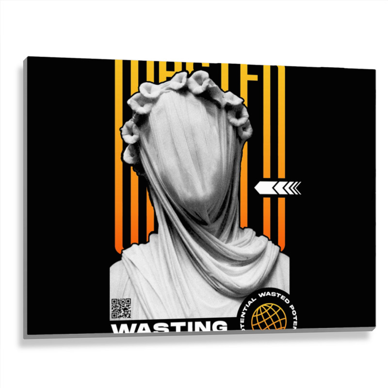 Wasting Time Metal Print Horizontal | Artistshot