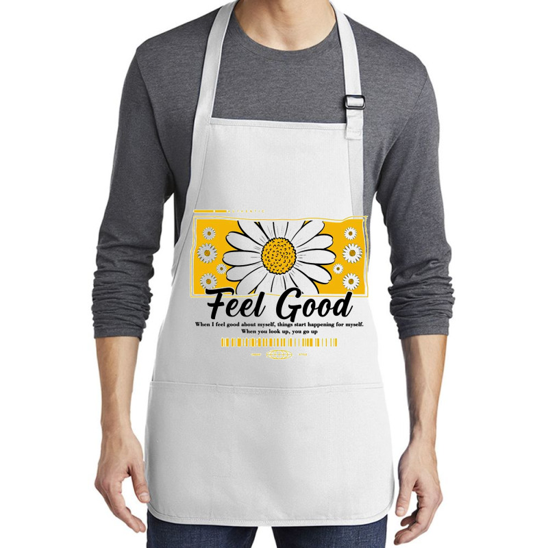 Feel Good Medium-length Apron | Artistshot