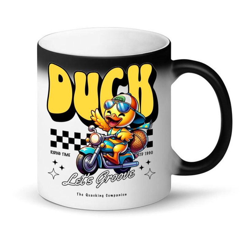 Happy Duck Magic Mug | Artistshot