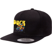 Happy Duck 5 Panel Snapback Cap | Artistshot