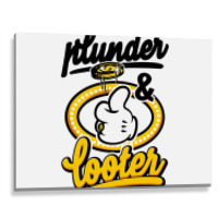 Plunder And Looter Metal Print Horizontal | Artistshot