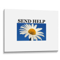 Send Help Metal Print Horizontal | Artistshot