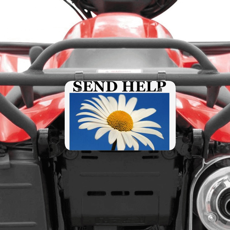 Send Help Atv License Plate | Artistshot