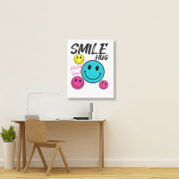 Smile Hug Portrait Canvas Print | Artistshot