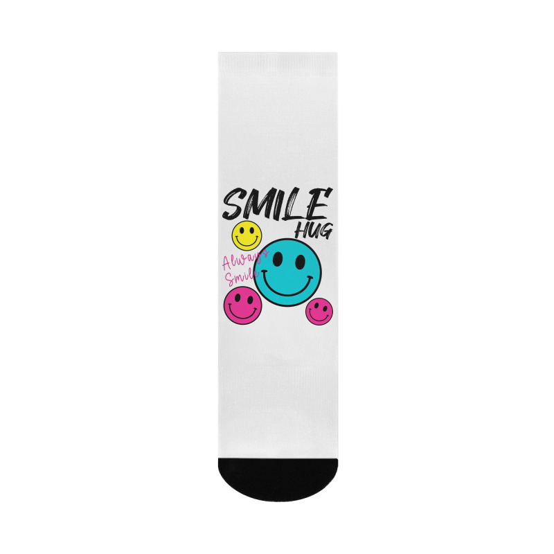 Smile Hug Crew Socks | Artistshot