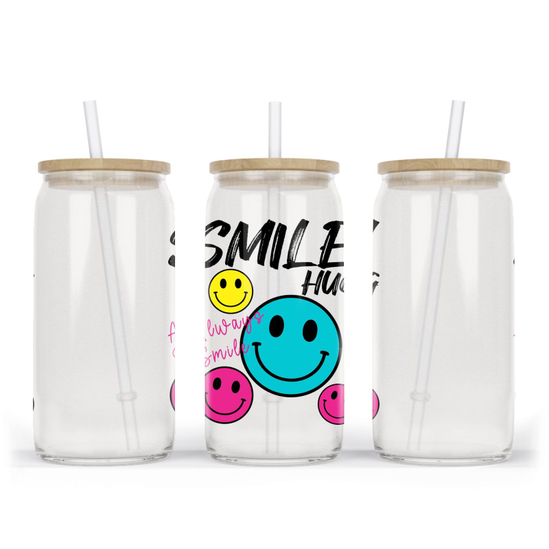 Smile Hug Glass Tumbler | Artistshot