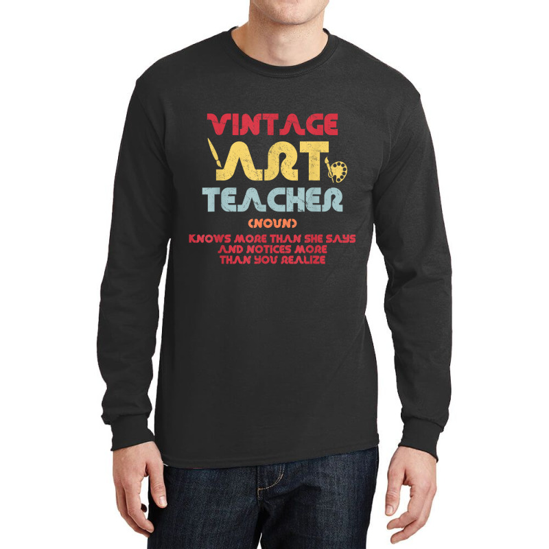 Cute Art Teacher Long Sleeve Shirts | Artistshot