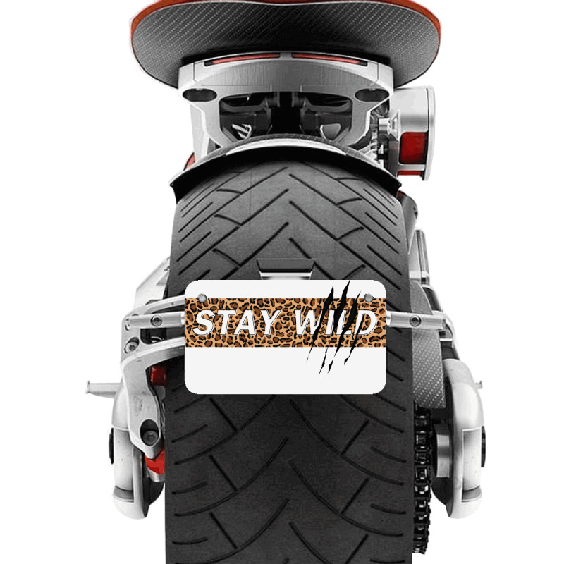 Stay Wild Motorcycle License Plate | Artistshot