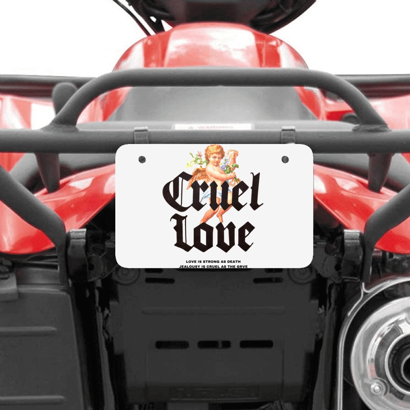 Truel Love Atv License Plate | Artistshot