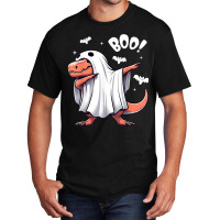 Funny Dabbing Dinosaur Spooky Halloween Boo Basic T-shirt | Artistshot