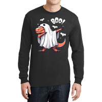 Funny Dabbing Dinosaur Spooky Halloween Boo Long Sleeve Shirts | Artistshot