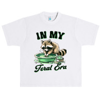 Funny Raccoon Saying In My Feral Era Urban Heavy T-shirt | Artistshot