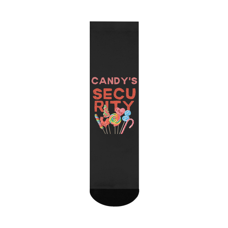 Candy's Security For Halloween Happy Crew Socks | Artistshot