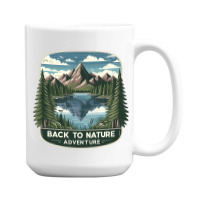 Back To Nature 15 Oz Coffee Mug | Artistshot