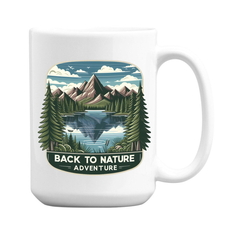 Back To Nature 15 Oz Coffee Mug | Artistshot