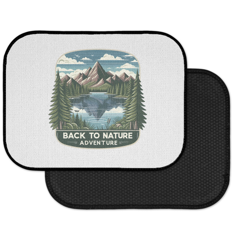 Back To Nature Rear Car Mat | Artistshot