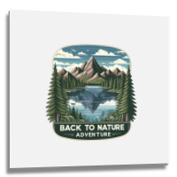 Back To Nature Metal Print Square | Artistshot