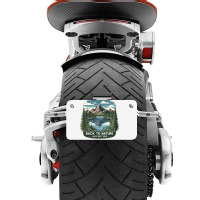 Back To Nature Motorcycle License Plate | Artistshot