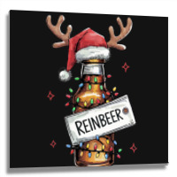 Reinbeer (2) Metal Print Square | Artistshot