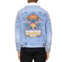 Sunrise Man Unisex Sherpa-lined Denim Jacket | Artistshot