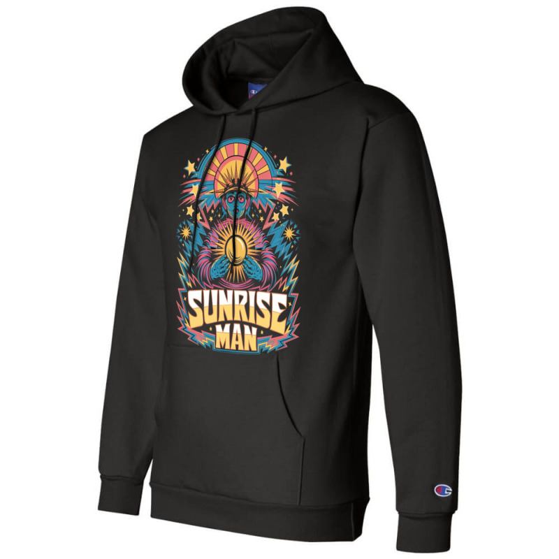 Sunrise Man Champion Hoodie | Artistshot