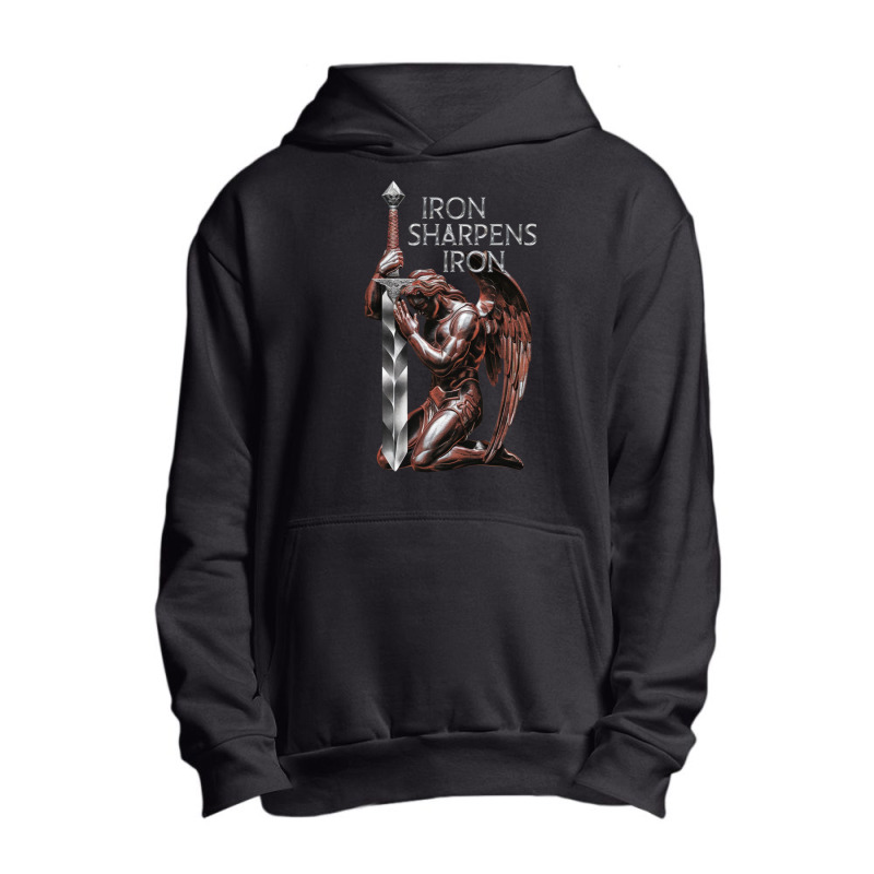 The Archangel Kneeling In Prayer Urban Pullover Hoodie | Artistshot