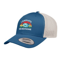 Retro Anime Shirt I Axolotl Questions Amine Lovers Gift T Shirt Retro Trucker Cap | Artistshot