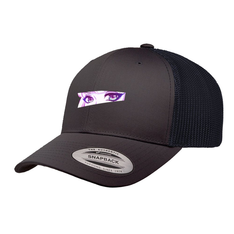 Anime Eyes (purple) Retro Trucker Cap | Artistshot