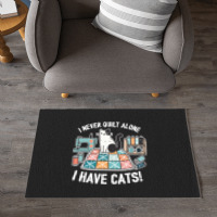 I Never Quilt Alone I Have Cats Dornier Rug | Artistshot