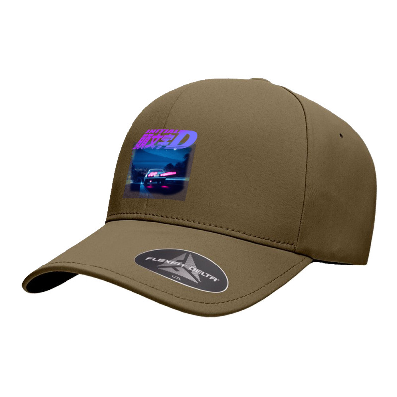 Initial D Neon Ae86 Seamless Cap by cm-arts | Artistshot