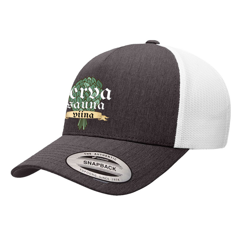 Terva Sauna Viina Yupoong Trucker Cap by STEVEHICKS | Artistshot