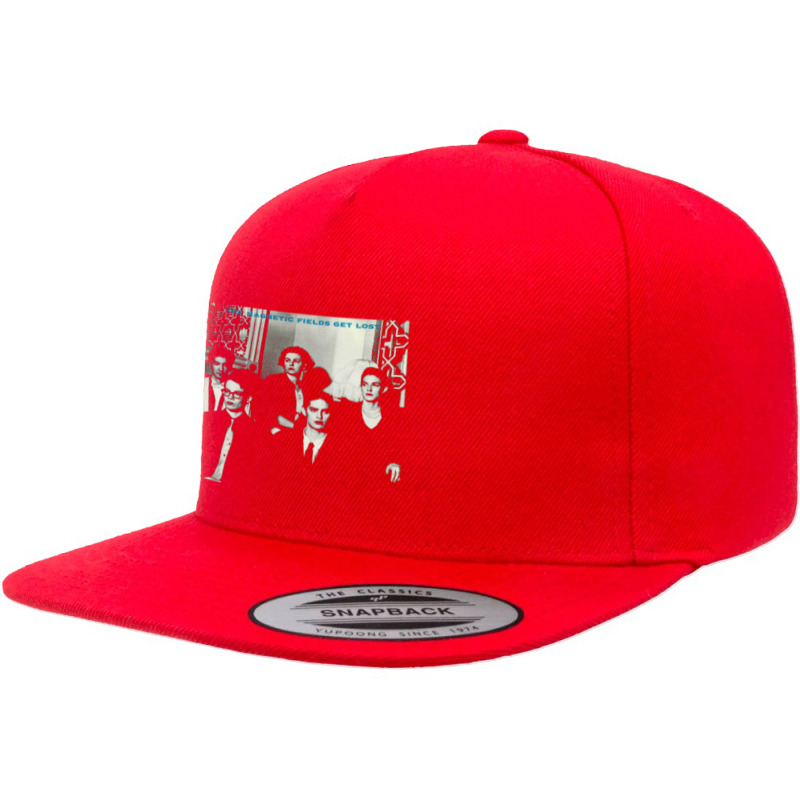 The Magnetic Fields   Get Lost Copy 5 panel snapback cap by RozaqSania | Artistshot