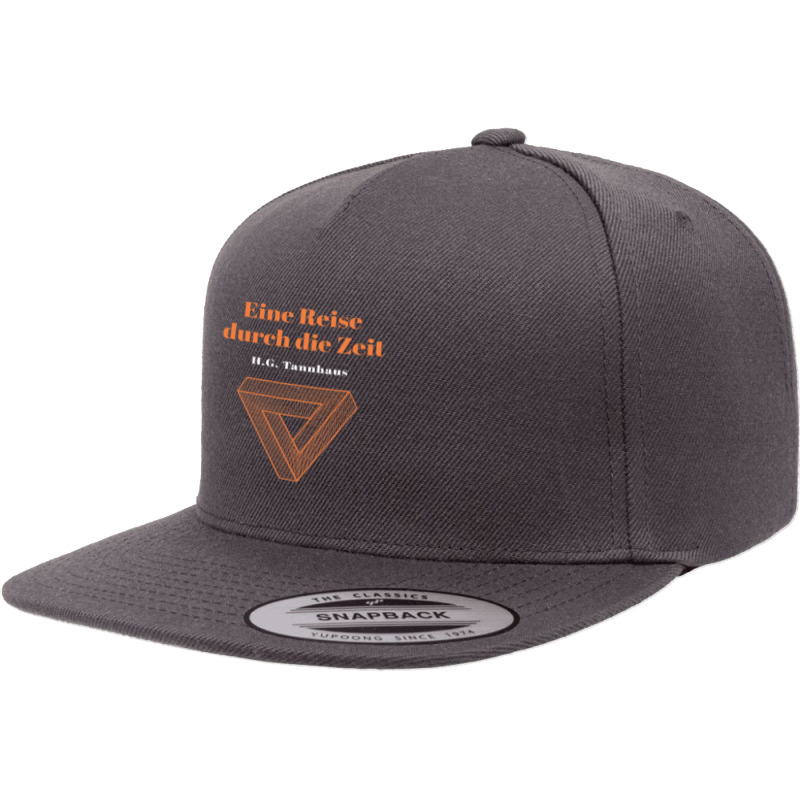 Eine Reise Durch Die Zeit - H.g. Tannhaus Dark 5 Panel Snapback Cap | Artistshot