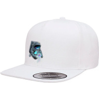 Space Jelly Fish Astronaut Science Galaxy Spaceman Cosmonaut 5 Panel Snapback Cap | Artistshot