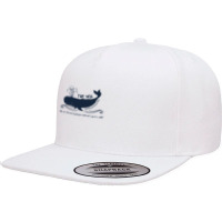 The Marine Biologist 5 Panel Snapback Cap | Artistshot