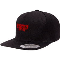 Power Trip 1 5 Panel Snapback Cap | Artistshot