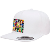 Anime Vs Anime (version 1) 5 Panel Snapback Cap | Artistshot