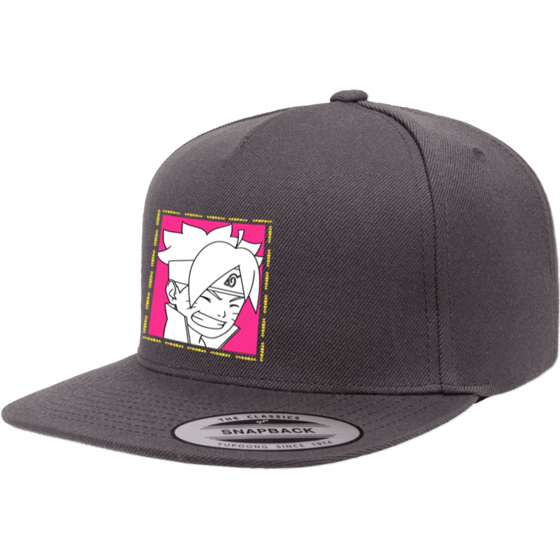 Next Generation Kanji Border 5 Panel Snapback Cap | Artistshot